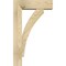 Ekena Millwork Thorton Block Rough Sawn Bracket w/ Offset Brace, Douglas Fir, 6"W x 18"D x 30"H BKT0604X18X30THR05RDF - alternate 3